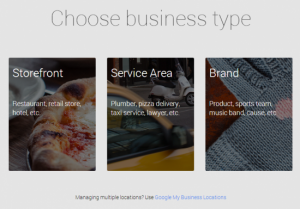 Choose business Type